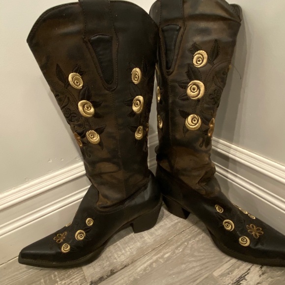 Dallas Texas Bouti, Pointed toe woman cowboy boots - Picture 8 of 12